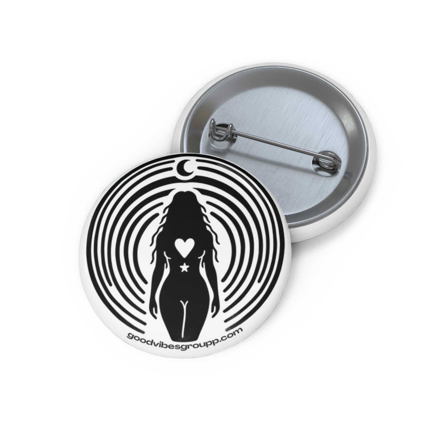 Moon Child Pin Button