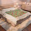Merry Christmas Festive Velveteen Plush Blanket