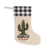 HOLIDAY Saddle Up for the Season Christmas Stocking