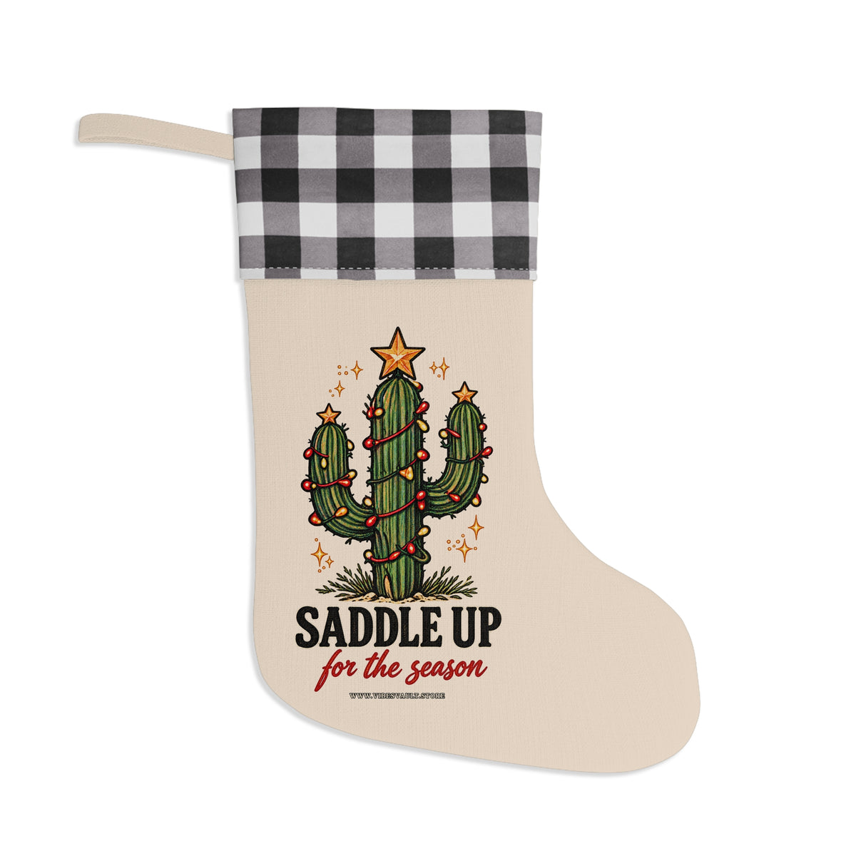 HOLIDAY Saddle Up for the Season Christmas Stocking