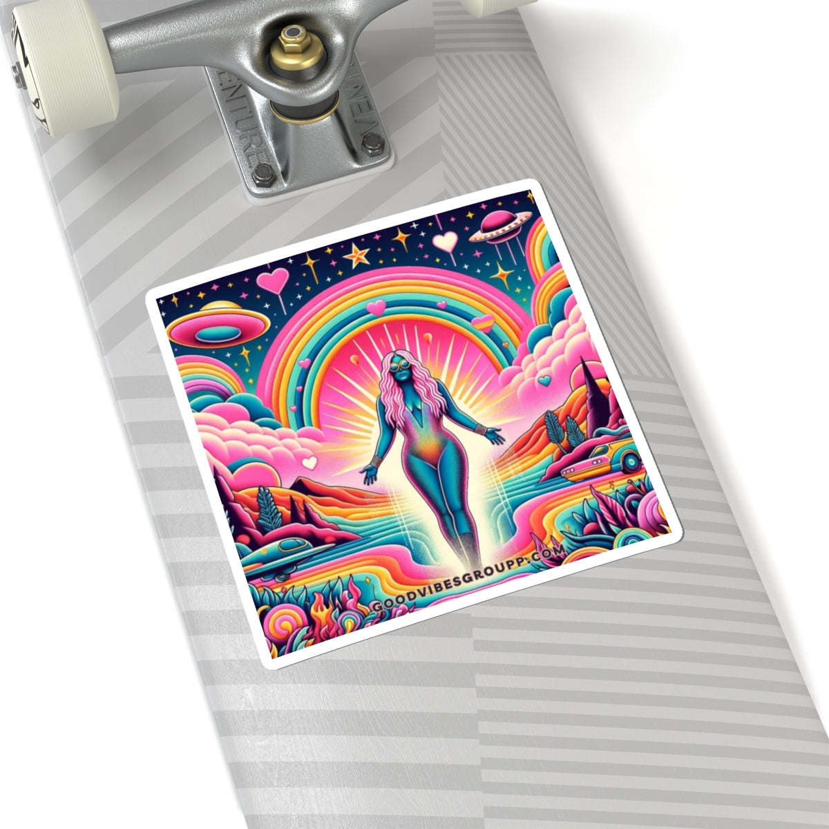 Rainbow Goddess Sticker