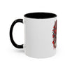 Red Roses Chrome Portrait Colorful Mug 11oz & 15oz