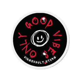Smile Good Vibes Magnets Refrigerator Decor with Starburst Die-Cut