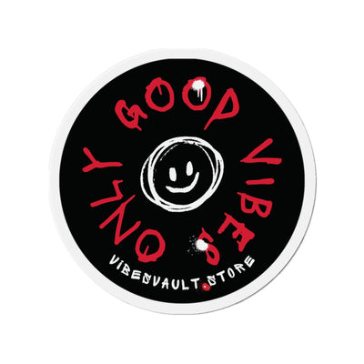 Smile Good Vibes Magnets Refrigerator Decor with Starburst Die-Cut