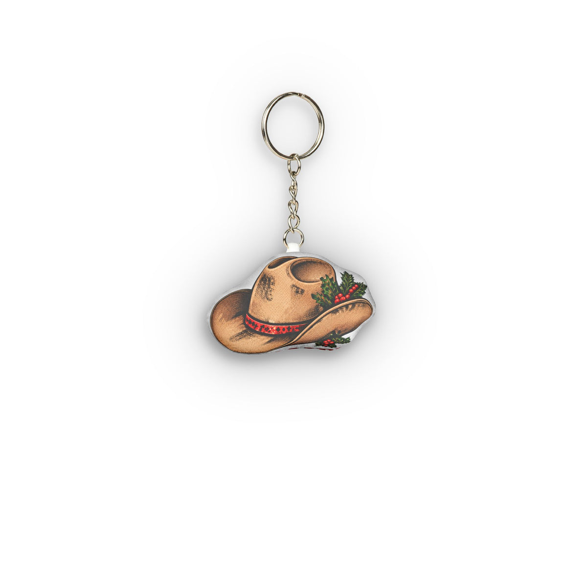 Cowboy Hat Mini Plush Keychain