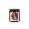 Red Roses Chrome Portrait Amber Jar Soy Candle
