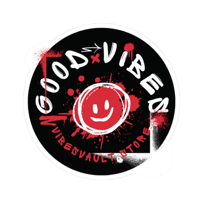 Smile Good Vibes Sticker Kiss-Cut Decal
