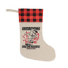 Skateboarding Through the Holidays Christmas Stocking – Red Buffalo Plaid Cuff
