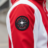 Vibes Vault Logo Iron-On Patch with Globe Stars