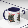 Power Armor Accent Coffee Mug — Fallout Enclave Helmet Design (11/15oz)