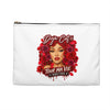 Rose Mosaic Portrait Accessory Pouch