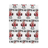 No Lifts No Gifts Santa Velveteen Plush Blanket