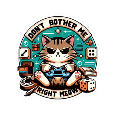 Grumpy Cat Gaming Sticker