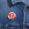 Evil Clown Button - Kid with Red Balloon Pin - Scary Movie Inspo - Fall Halloween 2026