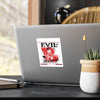 Evil Clown Kiss-Cut Vinyl Decal — Horror Halloween Sticker— Halloween 2026