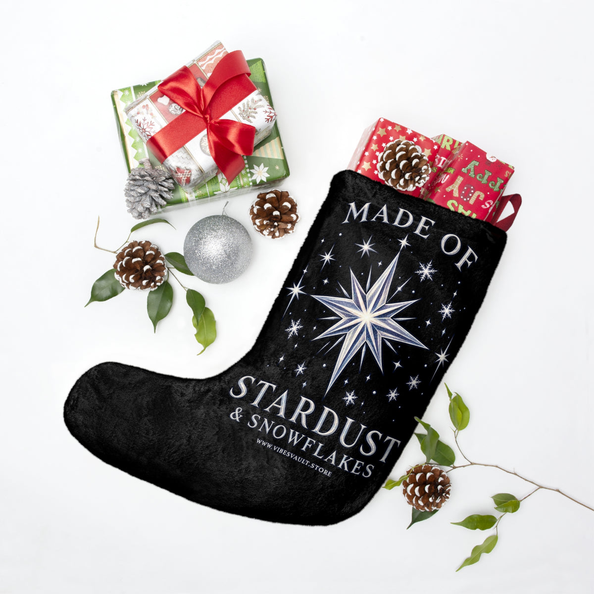 HOLIDAY Stardust and Snowflakes Christmas Stockings