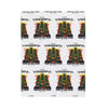 HOLIDAY Colorful Holiday Speakers Velveteen Plush Blanket
