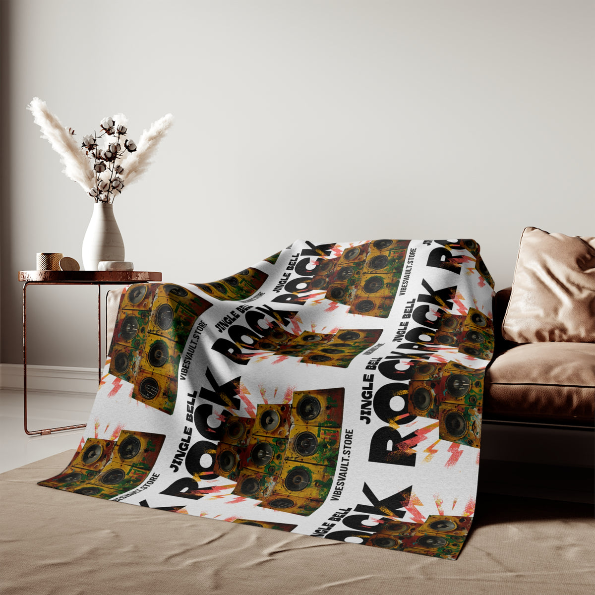 Jingle Bell Rock Christmas Sweatshirt Blanket