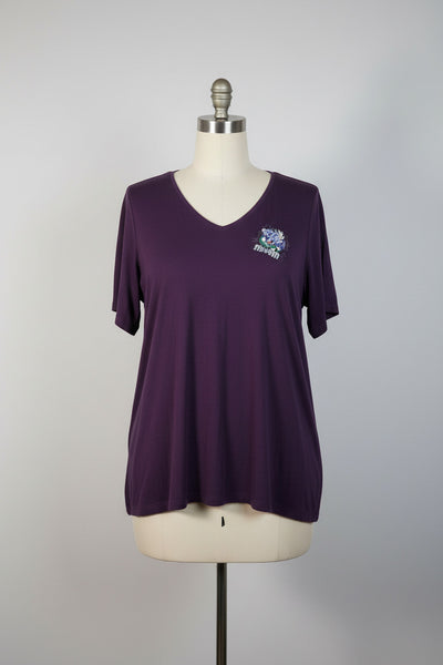 Purple Beetlejuice Graphic Shirt Plus Size