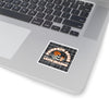 Skeleton Pumpkin Spice Latte Stickers Black