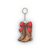 NEW! Merry Christmas Boots Custom Shape Mini Plush Keychain