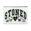 Stoned Kitty Zip Bag White
