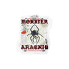 Monster Arachnid Kiss-Cut Vinyl Sticker — Gothic Spider Decal — Halloween 2026