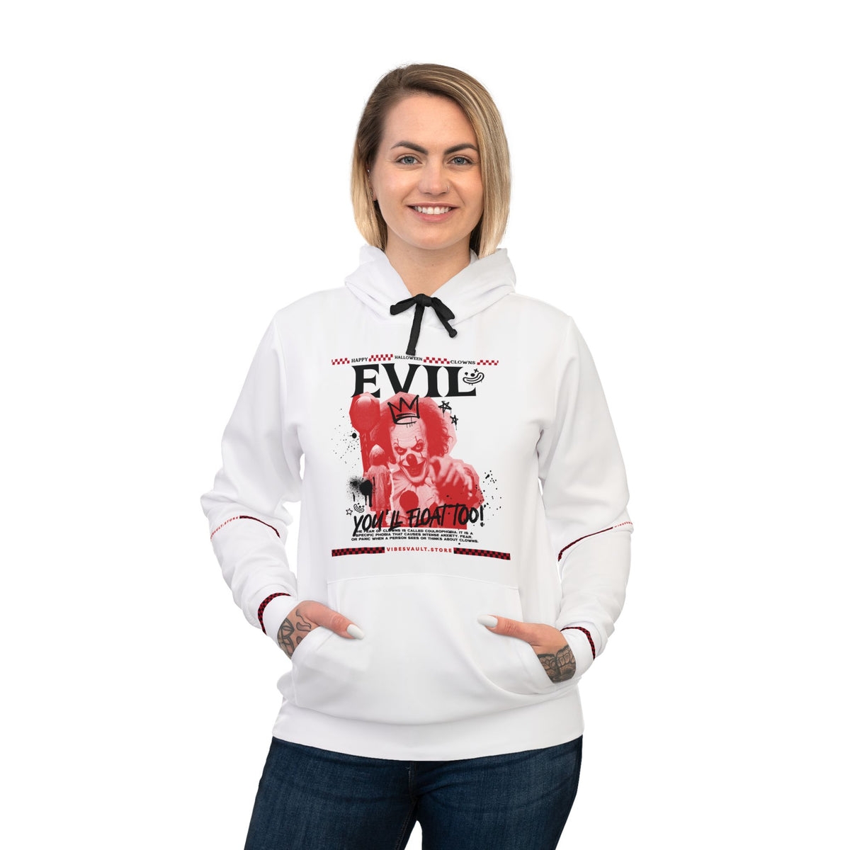 Evil Graphic Hoodie Clown IT