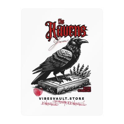 Ravens Kiss-Cut Vinyl Sticker — Gothic Crow Design — Halloween 2026