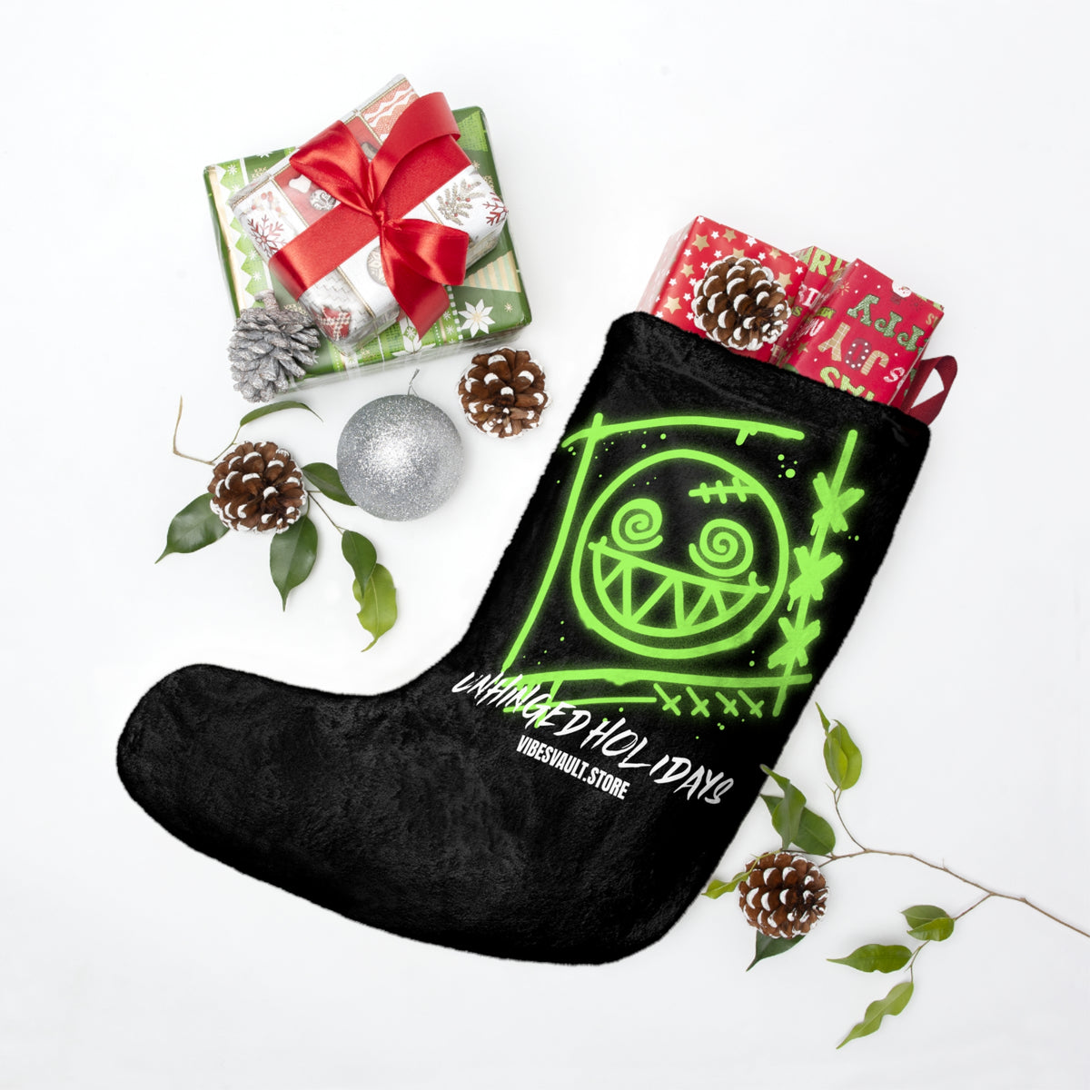HOLIDAY Unhinged Holidays Christmas Stockings