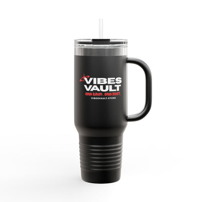 Vibes Vault Logo Tumbler with Starburst
