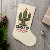 HOLIDAY Saddle Up for the Season Santa Stocking