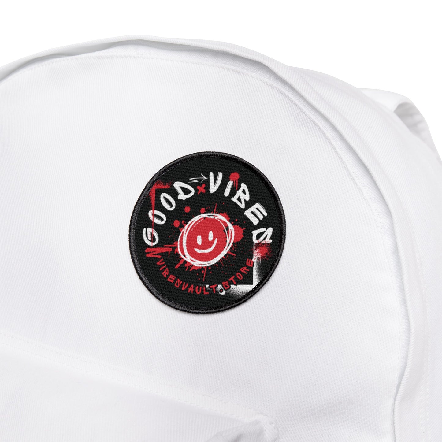 Smile Good Vibes Iron-On Patch
