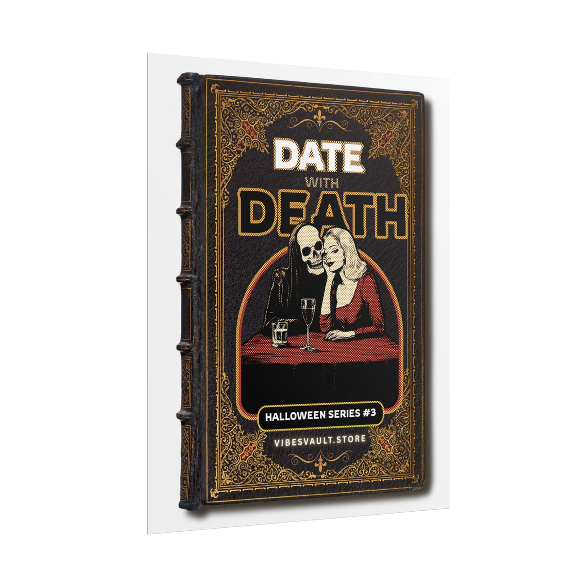 Date with Death Poster - Book Cover - Halloween Fall - Decorations