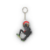 Christmas Skateboarding Krampus Custom Shape Mini Plush Keychain