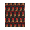 HOLIDAY Merry Christmas Boots Velveteen Plush Blanket