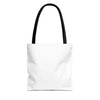Pink Heart Chrome Eye All-Over Print Tote Bag