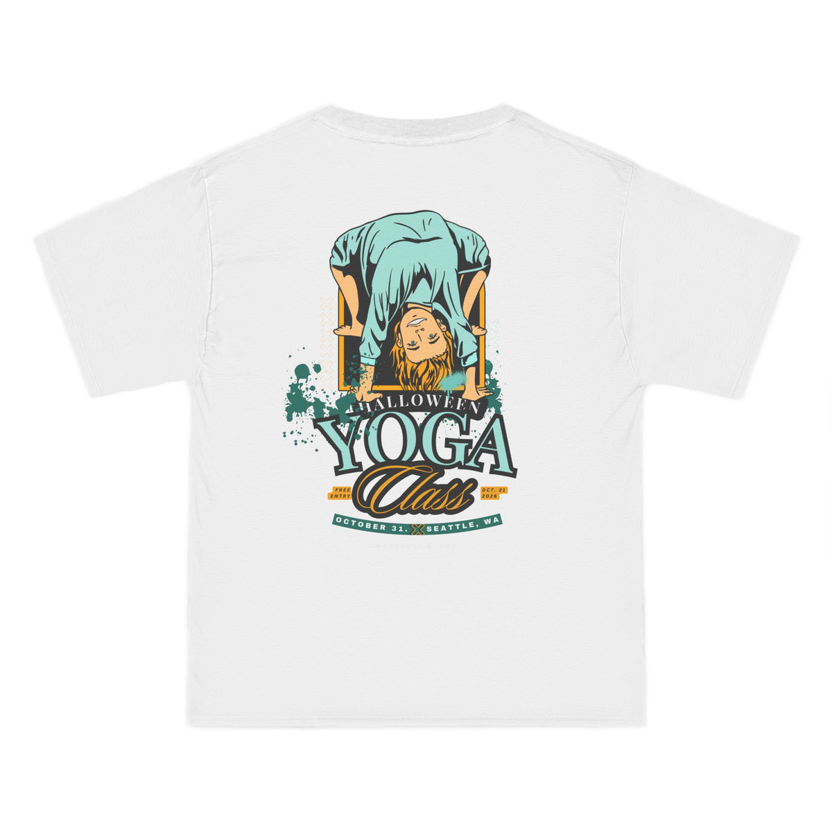 Halloween Yoga Class- T-shirt Top - Graphic Tee - Fall 2026