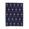 Stardust and Snowflakes Velveteen Plush Blanket