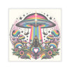 Rainbow UFO Sticker