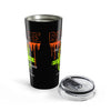 20oz Snake Drip Tumbler — Neon Zombie Skull Travel Cup— Halloween 2026