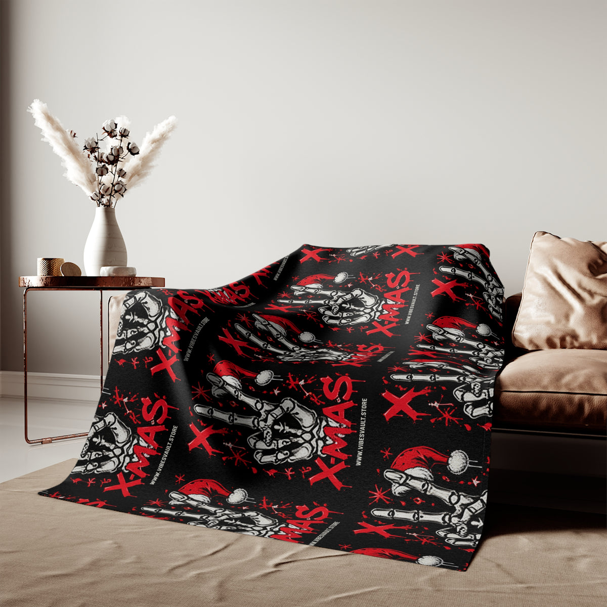 Heavy Metal XMAS Graphic Sweatshirt Blanket