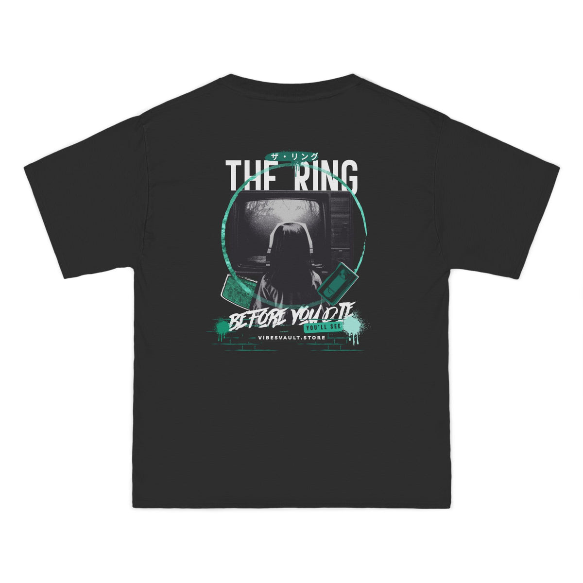 "Before You Die, You'll See" The Ring Inspired Art - T-shirt Top - Graphic Tee - Fall Halloween 2026