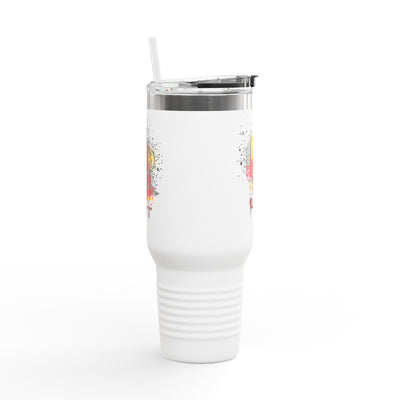 King Teddy Bear Tumbler with Gold Money