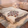 Christmas 'Birthday Boy' Velveteen Plush Blanket – Funny Holiday Portrait Throw