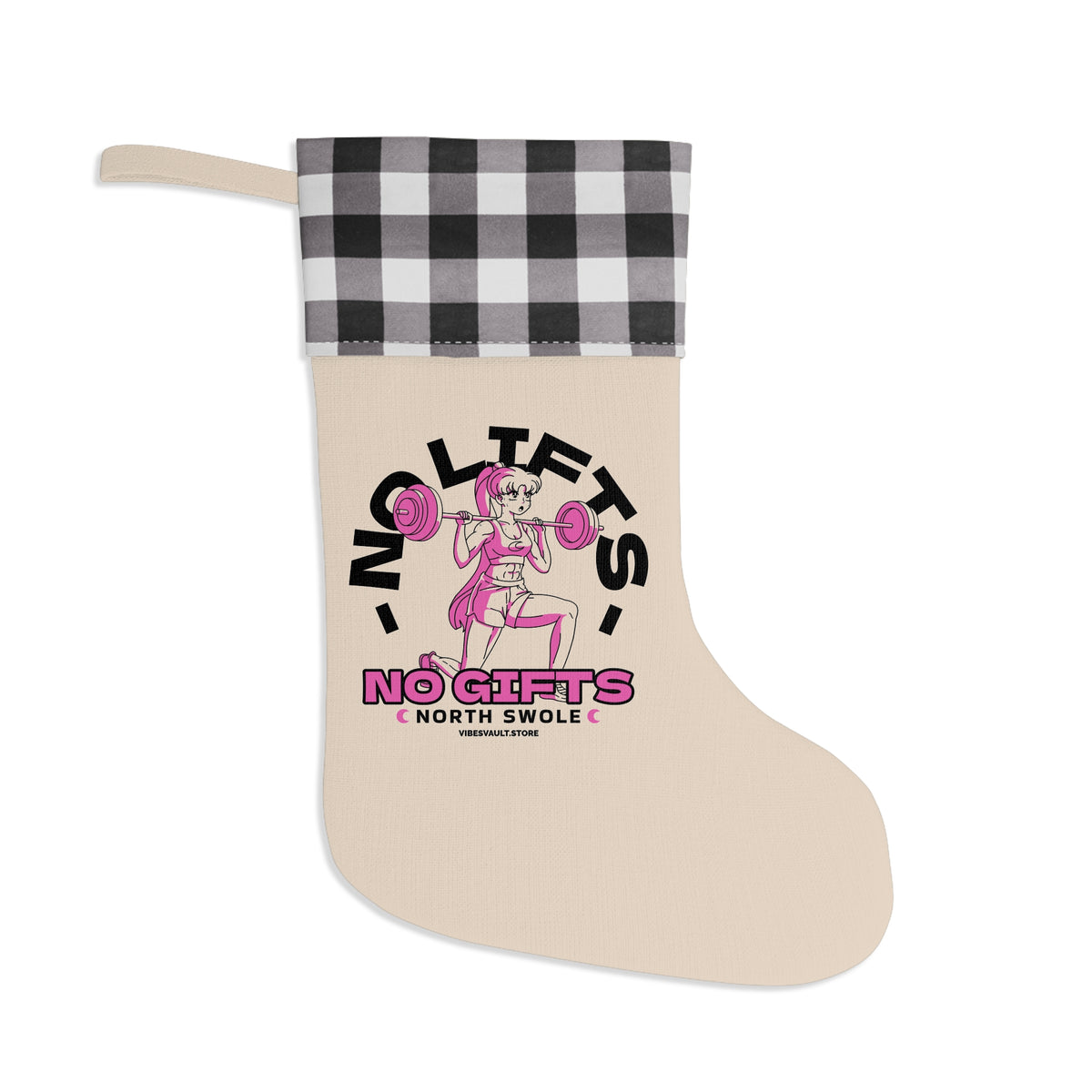 HOLIDAY No Gifts Gym Girl Christmas Stocking
