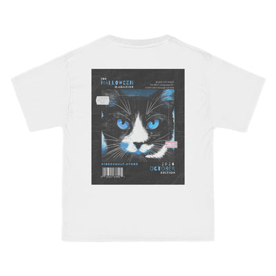 Haloween Magazine Cat Edition - T-shirt Top - Retro Fall Witch Wizard Magic -Graphic Tee - Fall Halloween 2026