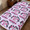 No Lifts No Gifts Gym Girl Velveteen Plush Blanket