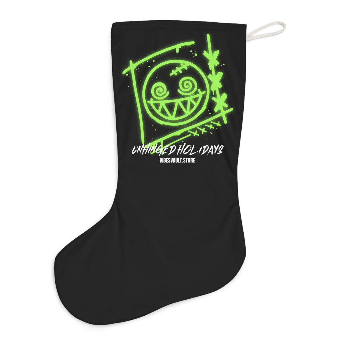HOLIDAY Unhinged Holidays Santa Stocking