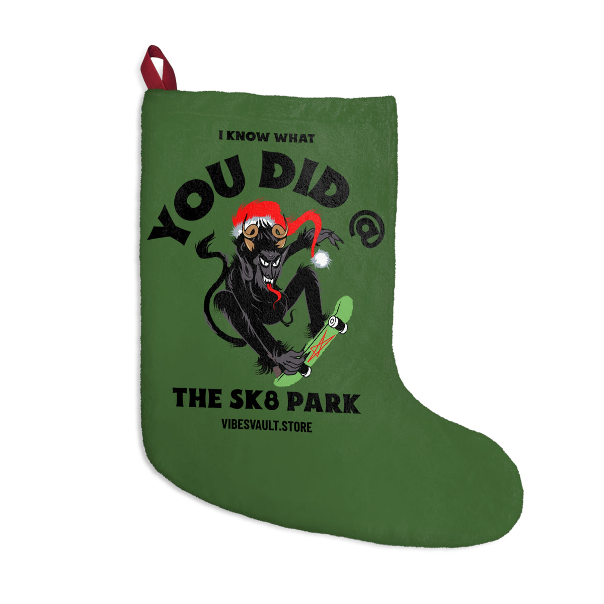 HOLIDAY Skateboarding Krampus Christmas Stockings